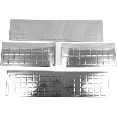 Omtec - Cache-sill intérieur - Acier inoxydable poli - compatible L2/L3 - Accessoires auto - Publicité Omtec - Cache-sill intérieur - Acier inoxydable poli - compatible L2/L3 - Accessoires auto - Publicité