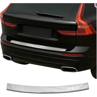 Protection d'angle de pare-chocs arrière en acier inoxydable Omtec pour Volvo XC60 - Fini brossé - Publicité Protection d'angle de pare-chocs arrière en acier inoxydable Omtec pour Volvo XC60 - Fini brossé - Publicité