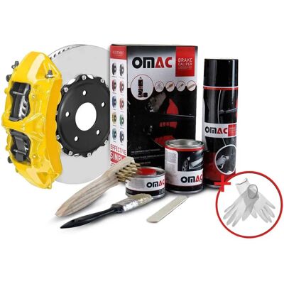 Ensemble de peinture pour étriers de frein Omtec - Résistance à la chaleur - Publicité Ensemble de peinture pour étriers de frein Omtec - Résistance à la chaleur - Publicité