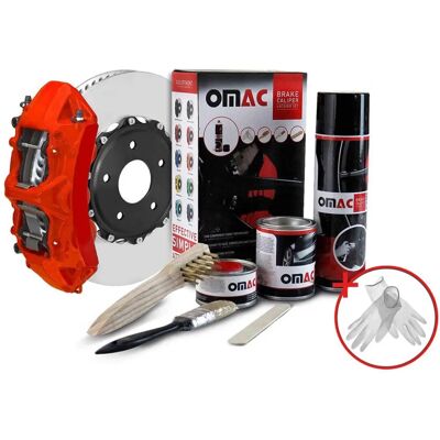 Kit de Peinture pour Étriers de Frein Omtec - Résistant à 300°C - Publicité Kit de Peinture pour Étriers de Frein Omtec - Résistant à 300°C - Publicité