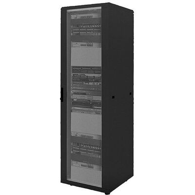 LogiLink Schwarzer 22U Netzwerkschrank - 19 Zoll Datenrack LogiLink Schwarzer 22U Netzwerkschrank - 19 Zoll Datenrack