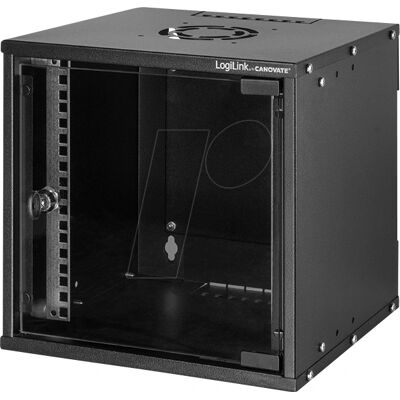 LogiLink W66Z30B - 10'' Wandgehäuse 6HE Rack Schwarz LogiLink W66Z30B - 10'' Wandgehäuse 6HE Rack Schwarz