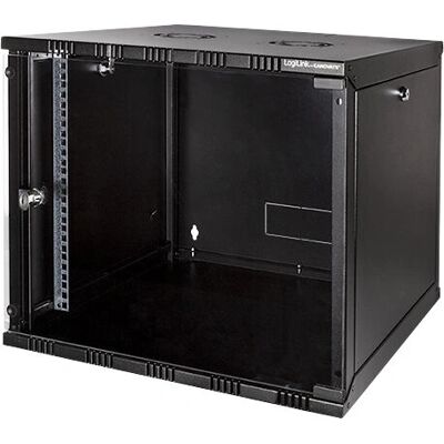 LogiLink W09B54B - 9U - 550 mm Tiefe - Wandmontage - Rack Schrank LogiLink W09B54B - 9U - 550 mm Tiefe - Wandmontage - Rack Schrank