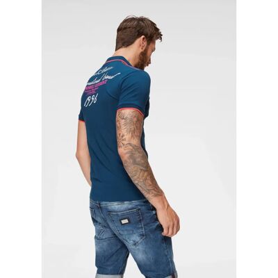 CIPO & BAXX Ruderclub Navy Slim Fit Poloshirt CIPO & BAXX Ruderclub Navy Slim Fit Poloshirt
