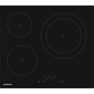 Daewoo - BH6VTF26BNL-ES - Black - 60 cm - Vitrocerámica Daewoo - BH6VTF26BNL-ES - Black - 60 cm - Vitrocerámica