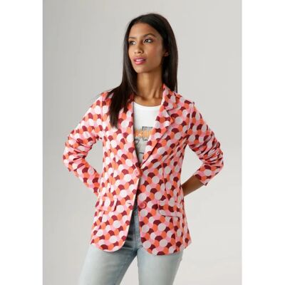 ANISTON SELECTED Gr. 38 Bunt Jacquard Blazer - Blazer ANISTON SELECTED Gr. 38 Bunt Jacquard Blazer - Blazer