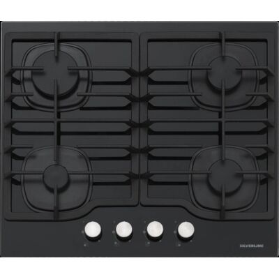 Silverline CS5404B01 - Nero - Piano cottura Silverline CS5404B01 - Nero - Piano cottura