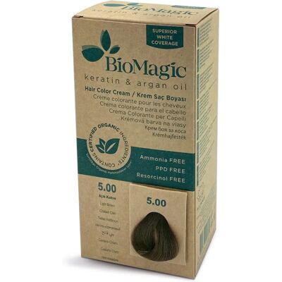 BIOMAGIC Coloration Cheveux Châtain Clair - 250g - Publicité BIOMAGIC Coloration Cheveux Châtain Clair - 250g - Publicité