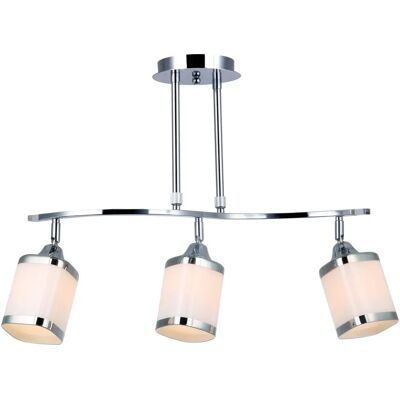 Lampada a Sospensione Mamba - Metallo Cromato - 12 X 54 X 58 Cm - Lampada a Sospensione Lampada a Sospensione Mamba - Metallo Cromato - 12 X 54 X 58 Cm - Lampada a Sospensione
