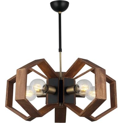 Lámpara de suspensión Lugo - Estilo moderno de madera Lámpara de suspensión Lugo - Estilo moderno de madera