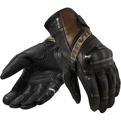 Guanti da moto impermeabili Revit Dominator 3 GTX - Nero Beige - 2XL Guanti da moto impermeabili Revit Dominator 3 GTX - Nero Beige - 2XL
