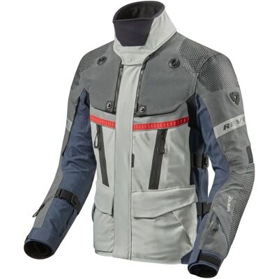 Chaqueta textil para motocicleta Revit Dominator 3 GTX - Gris Azul Chaqueta textil para motocicleta Revit Dominator 3 GTX - Gris Azul
