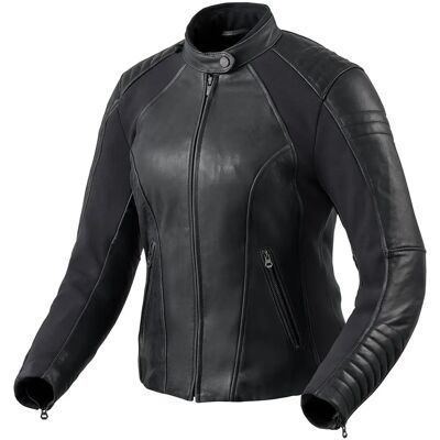 Giacca in pelle da donna Revit Coral - Nera, Taglia 40 Giacca in pelle da donna Revit Coral - Nera, Taglia 40