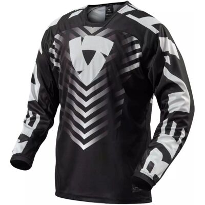 Revit Maillot de Motocross Unisexe Noir Blanc - S - Publicité Revit Maillot de Motocross Unisexe Noir Blanc - S - Publicité