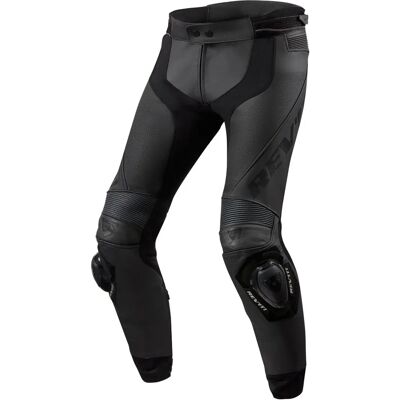 Pantalones de cuero de motocicleta Revit Apex - Negro Pantalones de cuero de motocicleta Revit Apex - Negro