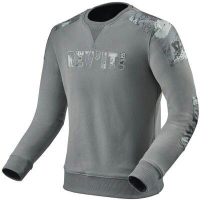 Sweatshirt Moto Revit Whitby - Gris - Publicité Sweatshirt Moto Revit Whitby - Gris - Publicité