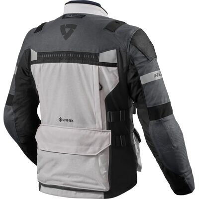 Chaqueta de textil para moto Revit Defender 3 GTX - Plata y antracita M Chaqueta de textil para moto Revit Defender 3 GTX - Plata y antracita M