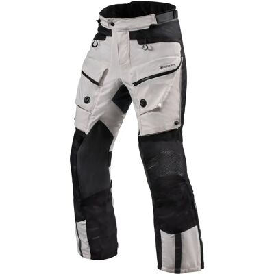 Pantalons textiles pour moto Revit Defender 3 GTX - Noir Argent - Vêtements de protection moto - Publicité Pantalons textiles pour moto Revit Defender 3 GTX - Noir Argent - Vêtements de protection moto - Publicité