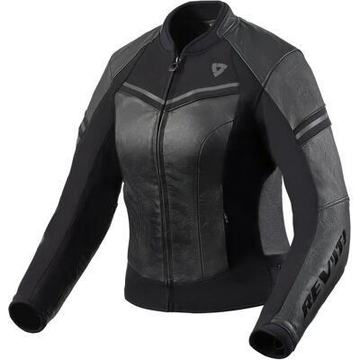 Giacca in pelle da moto Median Ladies Revit - Nero Grigio - Tipo di moto Giacca in pelle da moto Median Ladies Revit - Nero Grigio - Tipo di moto
