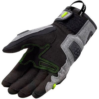 Guantes de Moto Mangrove Revit - Negro Gris Amarillo - Guantes de Motocicleta Guantes de Moto Mangrove Revit - Negro Gris Amarillo - Guantes de Motocicleta