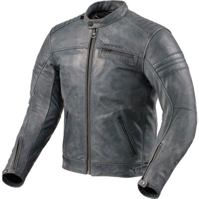 Giacca in pelle moto Revit Restless - Pelle bovina, Blu, Taglia 48 Giacca in pelle moto Revit Restless - Pelle bovina, Blu, Taglia 48