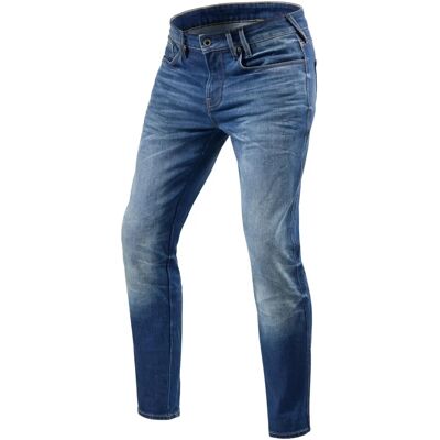 Rev'it! Carlin Sk Jeans Moto - Blu, Vestibilità aderente, Protezione CE livello 1 Rev'it! Carlin Sk Jeans Moto - Blu, Vestibilità aderente, Protezione CE livello 1