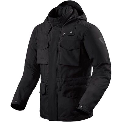 Revit Triomphe 2 H2O WP Chaqueta textil para motocicleta - Negro Revit Triomphe 2 H2O WP Chaqueta textil para motocicleta - Negro