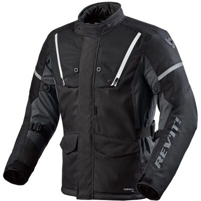 Revit Horizon 3 H2O Veste Textile Moto - Noir Blanc - Unisexe - Publicité Revit Horizon 3 H2O Veste Textile Moto - Noir Blanc - Unisexe - Publicité