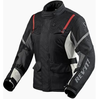 Revit Horizon 3 H2O Giacca textil da moto per donne - Nero Rosso Revit Horizon 3 H2O Giacca textil da moto per donne - Nero Rosso