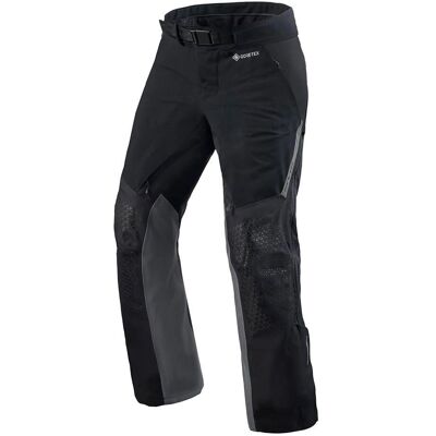 Pantalones textiles de motocicleta impermeables Revit Stratum GTX - Negro Gris Pantalones textiles de motocicleta impermeables Revit Stratum GTX - Negro Gris