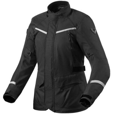 Revit Voltiac 3 H2O Veste moto femme - Noir Argent - Publicité Revit Voltiac 3 H2O Veste moto femme - Noir Argent - Publicité