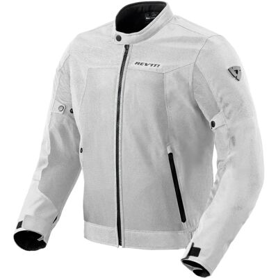 Chaqueta Textil para Moto Revit Eclipse 2 - Plata - Ropa Urbana de Verano Chaqueta Textil para Moto Revit Eclipse 2 - Plata - Ropa Urbana de Verano