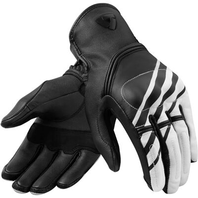 Guantes de motocicleta Revit Redhill - Negro Blanco - M - Equipo de moto Guantes de motocicleta Revit Redhill - Negro Blanco - M - Equipo de moto