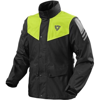 Chaqueta Impermeable Revit Nitric 4 H2O - Negro y Amarillo Fluorescente Chaqueta Impermeable Revit Nitric 4 H2O - Negro y Amarillo Fluorescente