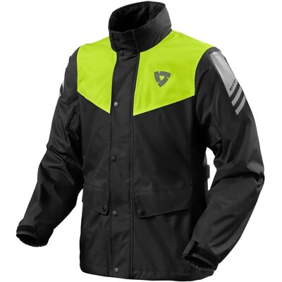 Veste de Pluie Imperméable Revit Nitric 4 H2O - Noir et Jaune Fluorescent - Publicité Veste de Pluie Imperméable Revit Nitric 4 H2O - Noir et Jaune Fluorescent - Publicité