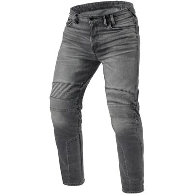 Jeans de moto Rev'It! Moto 2 TF - Ajuste estrecho, Gris, CE Aprobado Jeans de moto Rev'It! Moto 2 TF - Ajuste estrecho, Gris, CE Aprobado