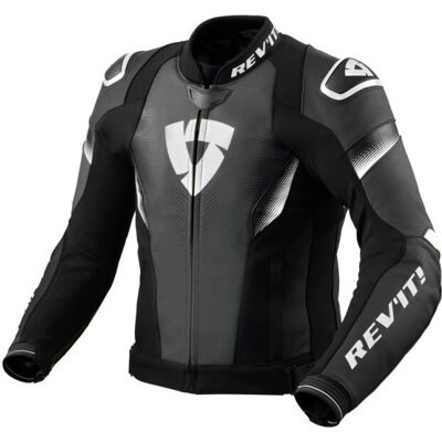 Giacca Revit Control Moto - Nero e Bianco - Protezioni CE livello 2 Giacca Revit Control Moto - Nero e Bianco - Protezioni CE livello 2