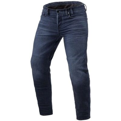 Pantaloni Moto Revit Micah TF - Blu usato, Vestibilità slim, CE livello 1 Pantaloni Moto Revit Micah TF - Blu usato, Vestibilità slim, CE livello 1