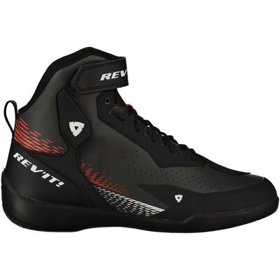 Scarpe Rev'it! G-Force 2 Moto - Nero-Rosso Fluorescente - 42 Scarpe Rev'it! G-Force 2 Moto - Nero-Rosso Fluorescente - 42