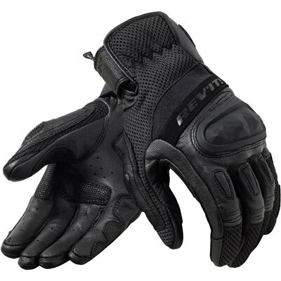Guantes de Motocicleta Revit Dirt 4 - Protección, Cuero, Negro Guantes de Motocicleta Revit Dirt 4 - Protección, Cuero, Negro
