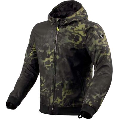 Giubbotto Moto Tessuto Rev'it SAROS WB Nero Verde Scuro M Giubbotto Moto Tessuto Rev'it SAROS WB Nero Verde Scuro M