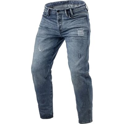 Jeans Moto Rev'it Rilan TF Bleu Vintage - Pantalons - Publicité Jeans Moto Rev'it Rilan TF Bleu Vintage - Pantalons - Publicité