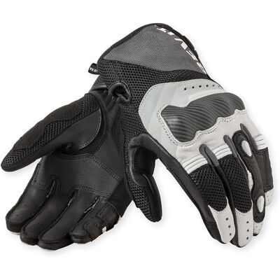 Guanti Revit Blaze per moto - Sport urbano, corti, grigio/bianco Guanti Revit Blaze per moto - Sport urbano, corti, grigio/bianco