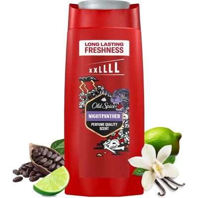 Old Spice Night Panther Duschgel - 3-in-1 Body-Haar-Gesicht-Wash Old Spice Night Panther Duschgel - 3-in-1 Body-Haar-Gesicht-Wash
