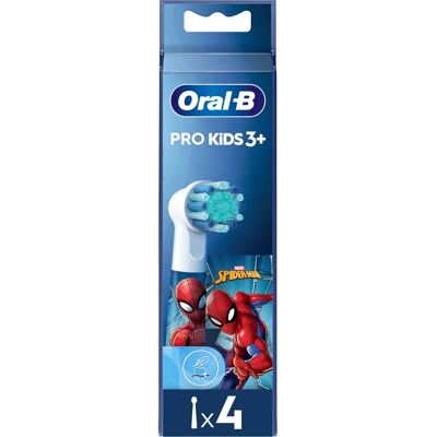 Oral-B Kinder Spiderman Aufsteckbürsten 4er Pack Oral-B Kinder Spiderman Aufsteckbürsten 4er Pack