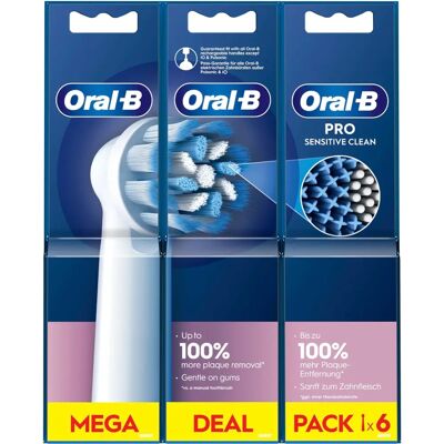 Oral-B Pro Sensitive Sähköhammasharjan Pää - X-muotoiset ja Erittäin Pehmeät Harjat Oral-B Pro Sensitive Sähköhammasharjan Pää - X-muotoiset ja Erittäin Pehmeät Harjat