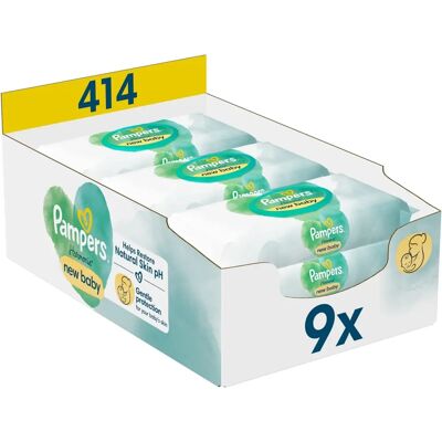Lingettes Humides Nouveau-né Harmonie de Pampers Sans Parfum - Lingettes pour Bébé Lingettes Humides Nouveau-né Harmonie de Pampers Sans Parfum - Lingettes pour Bébé