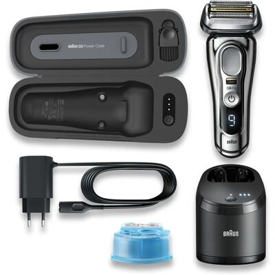 Braun Series 9 Pro 9496cc Elektrorasierer - Elektrorasierer Wet&Dry, Silber Braun Series 9 Pro 9496cc Elektrorasierer - Elektrorasierer Wet&Dry, Silber
