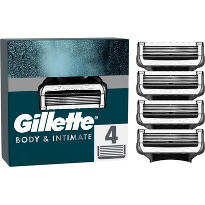 Gillette Intimate Razor Blades Men - Sensitive & Easy - Razor Blades Gillette Intimate Razor Blades Men - Sensitive & Easy - Razor Blades