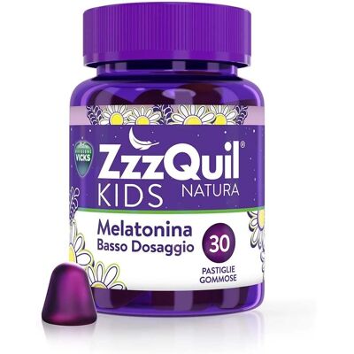 Procter & Gamble ZzzQuil Kids Natura - Integratore sonno - 30 pastiglie gommose Procter & Gamble ZzzQuil Kids Natura - Integratore sonno - 30 pastiglie gommose